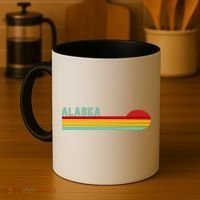 Alaska Retro Sunset Coffee Mug thumb 4