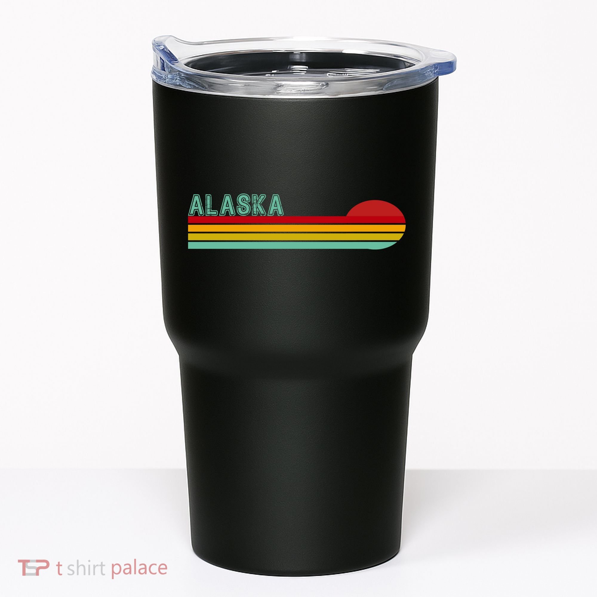 Alaska Retro Sunset Tumbler
