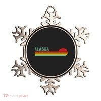 Alaska Retro Sunset Ornament thumb 0
