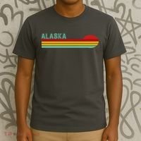 Alaska Retro Sunset T-Shirt thumb 3