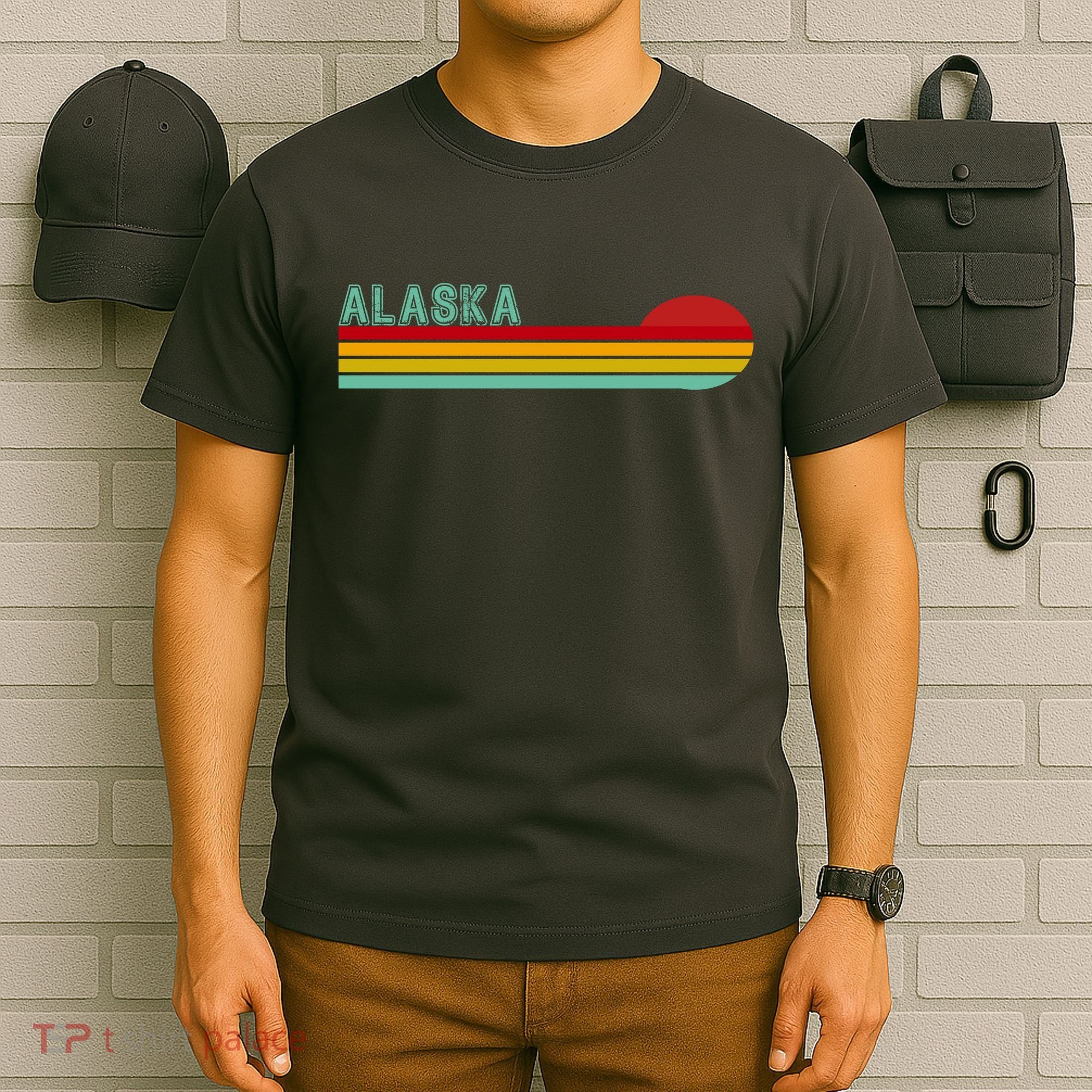 Alaska Retro Sunset T-Shirt