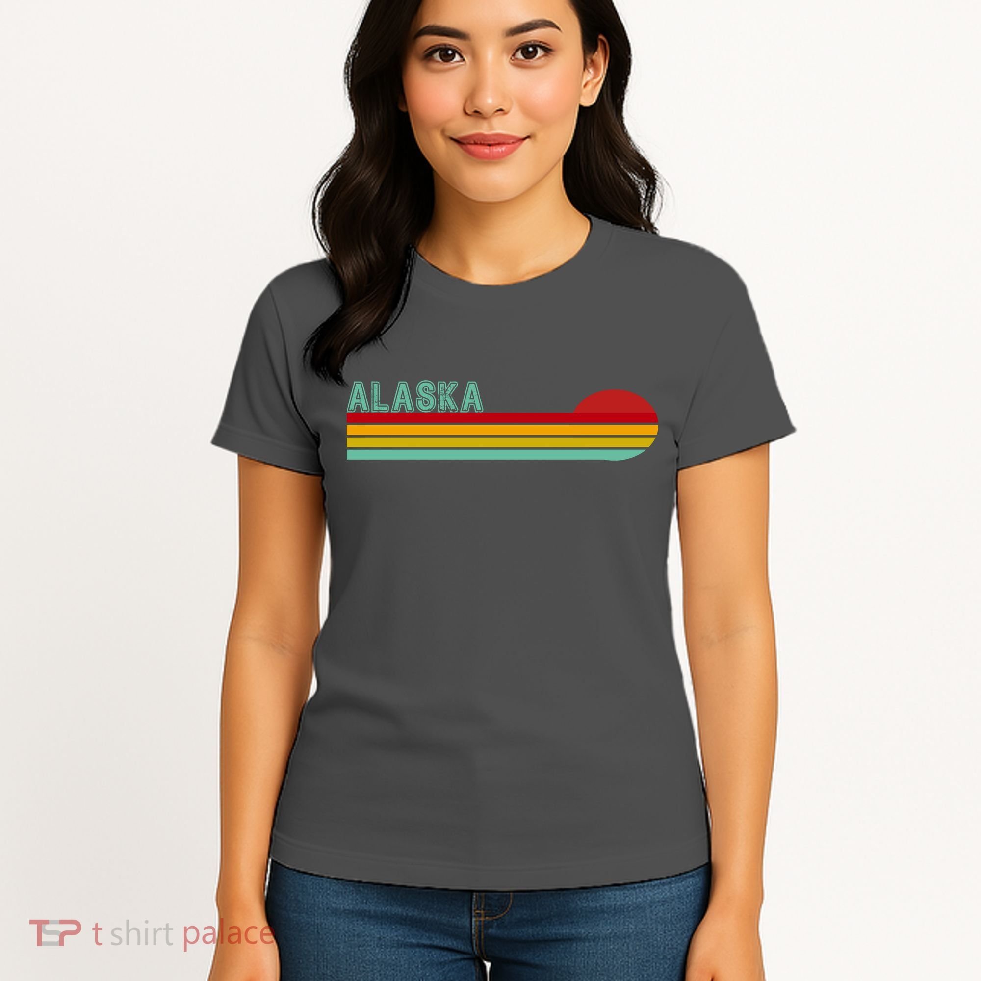 Alaska Retro Sunset Women's T-Shirt