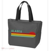 Alaska Retro Sunset Tote Bag thumb 3