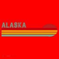 Alaska Retro Sunset Santa Hat thumb 1