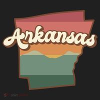 Arkansas Retro Sunset Women's Sweatshirt thumb 2