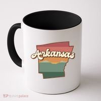 Arkansas Retro Sunset Coffee Mug thumb 0