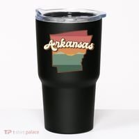 Arkansas Retro Sunset Tumbler thumb 0