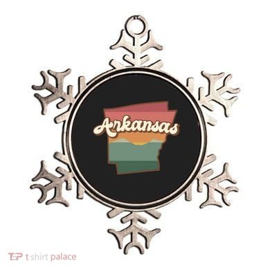 Arkansas Retro Sunset Ornament
