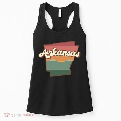 Arkansas Retro Sunset Women's Tank Top