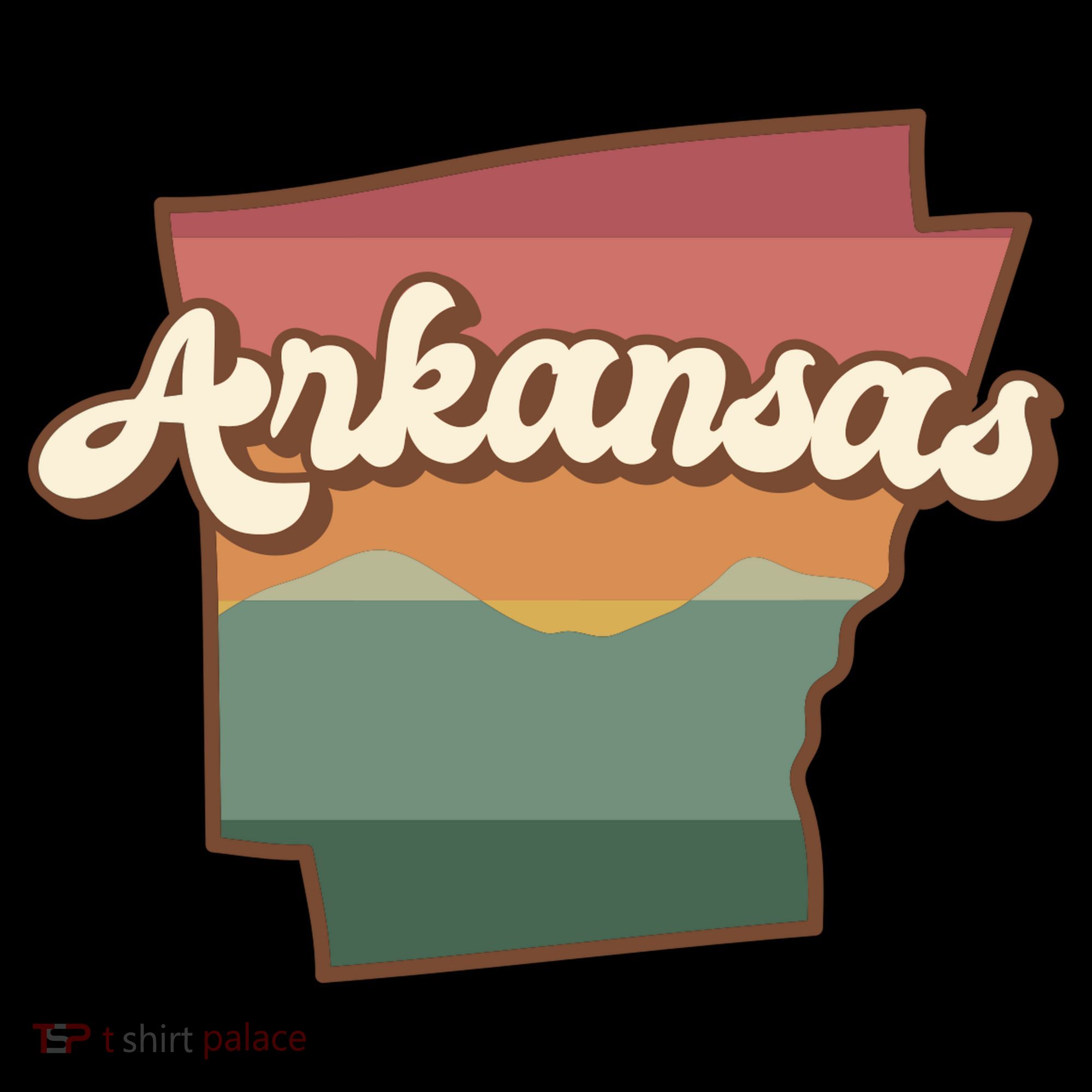 Arkansas Retro Sunset Women's Tank Top