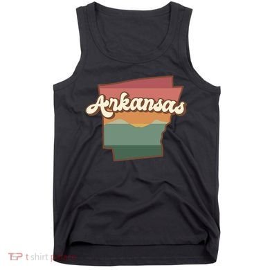 Arkansas Retro Sunset Tank Top