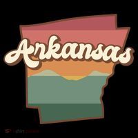 Arkansas Retro Sunset Tank Top thumb 6