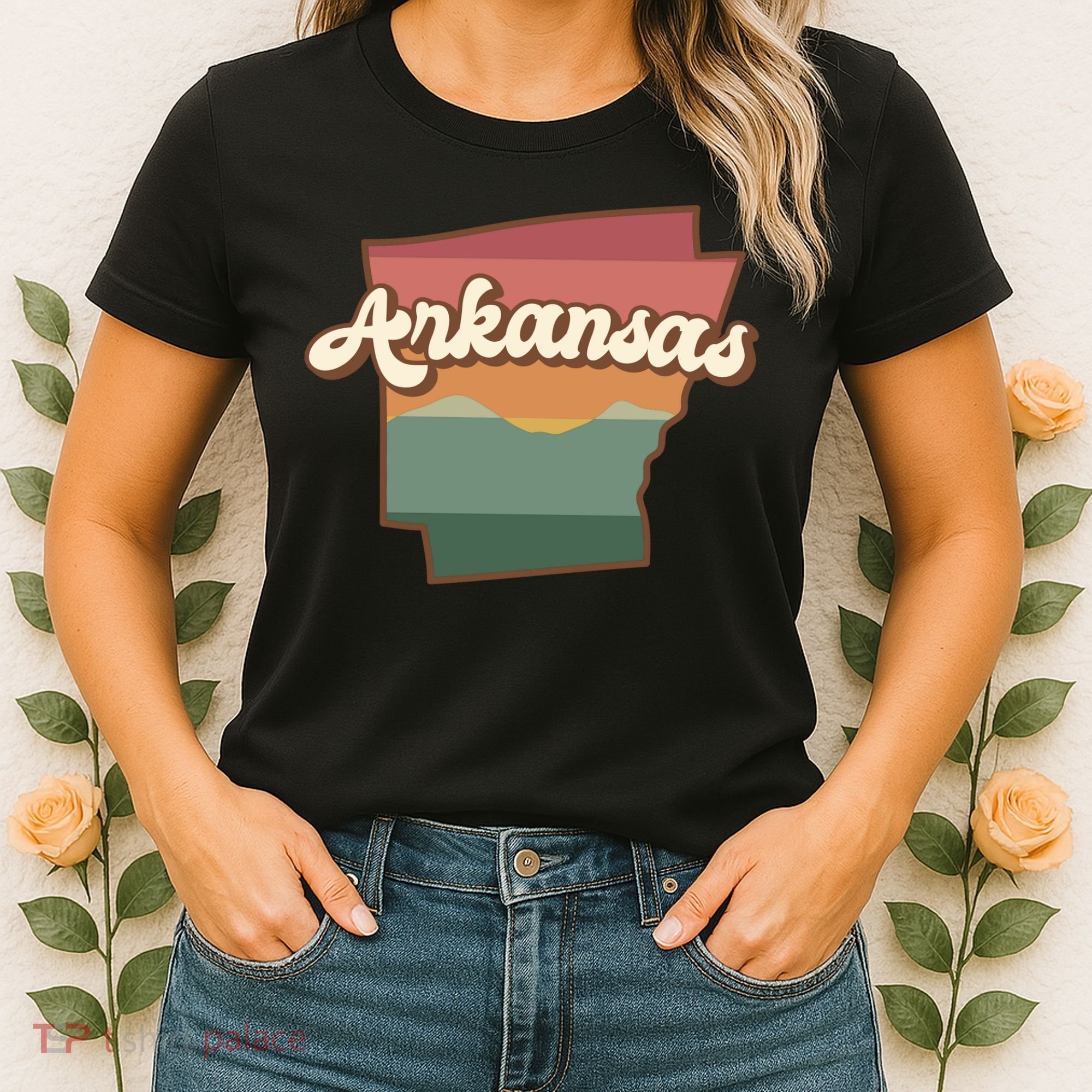 Arkansas Retro Sunset Women's T-Shirt