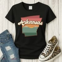 Arkansas Retro Sunset Women's T-Shirt thumb 3
