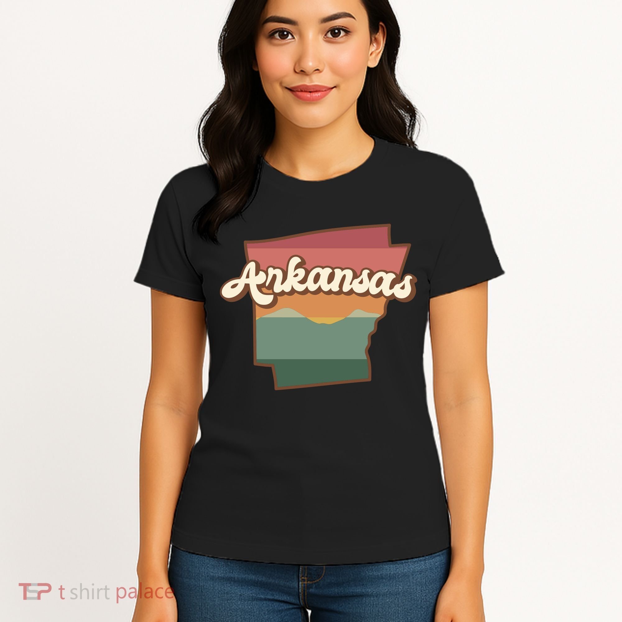 Arkansas Retro Sunset Women's T-Shirt