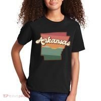 Arkansas Retro Sunset Kids T-Shirt thumb 2