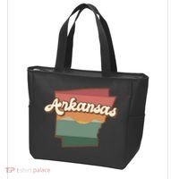 Arkansas Retro Sunset Tote Bag thumb 3