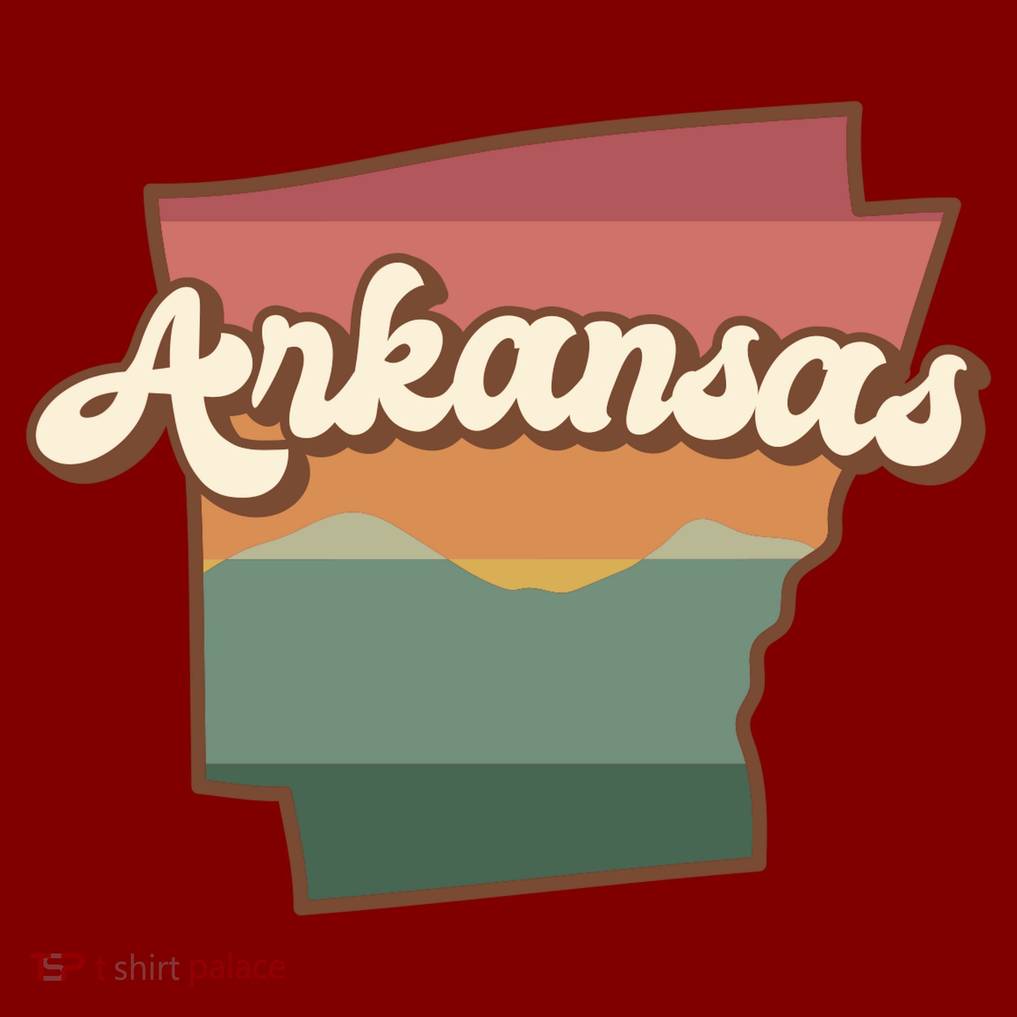 Arkansas Retro Sunset Hoodie