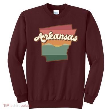Arkansas Retro Sunset Sweatshirt