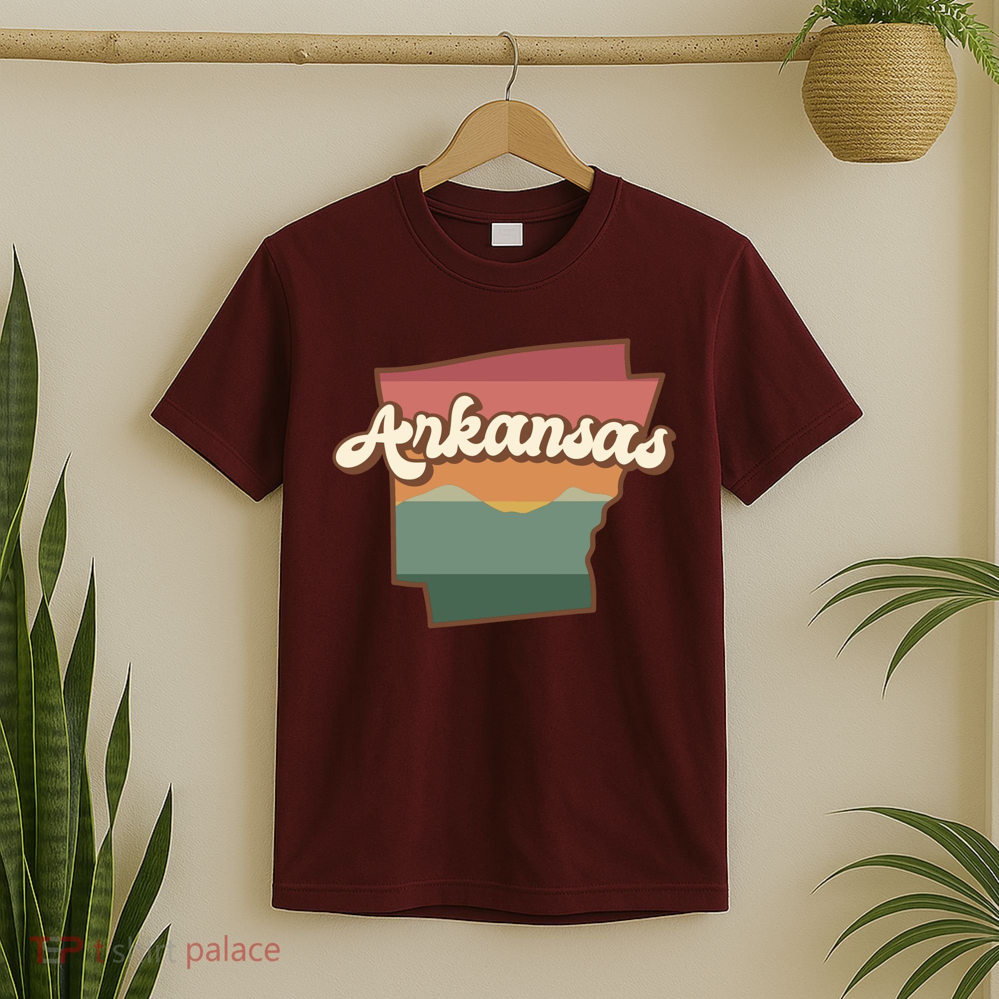 Arkansas Retro Sunset T-Shirt