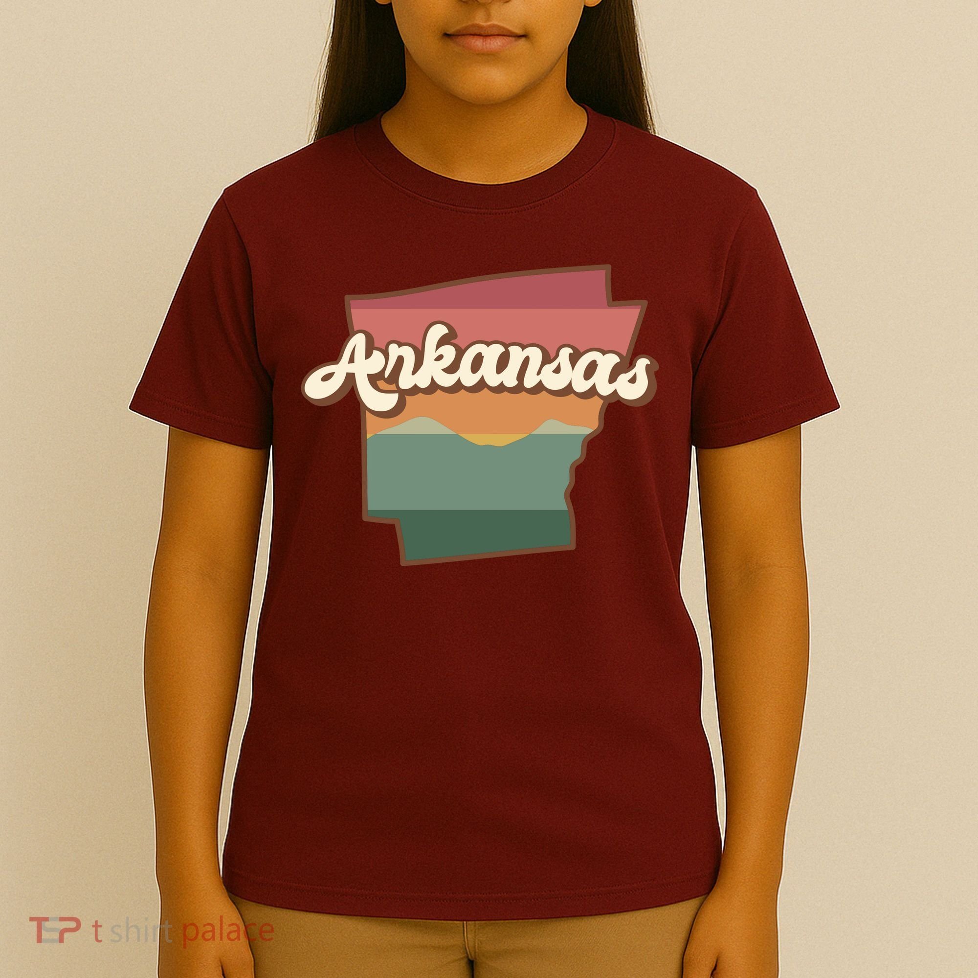 Arkansas Retro Sunset T-Shirt