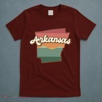 Arkansas Retro Sunset T-Shirt thumb 5