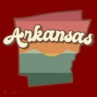 Arkansas Retro Sunset Baby Bodysuit thumb 2