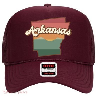 Arkansas Retro Sunset Hat