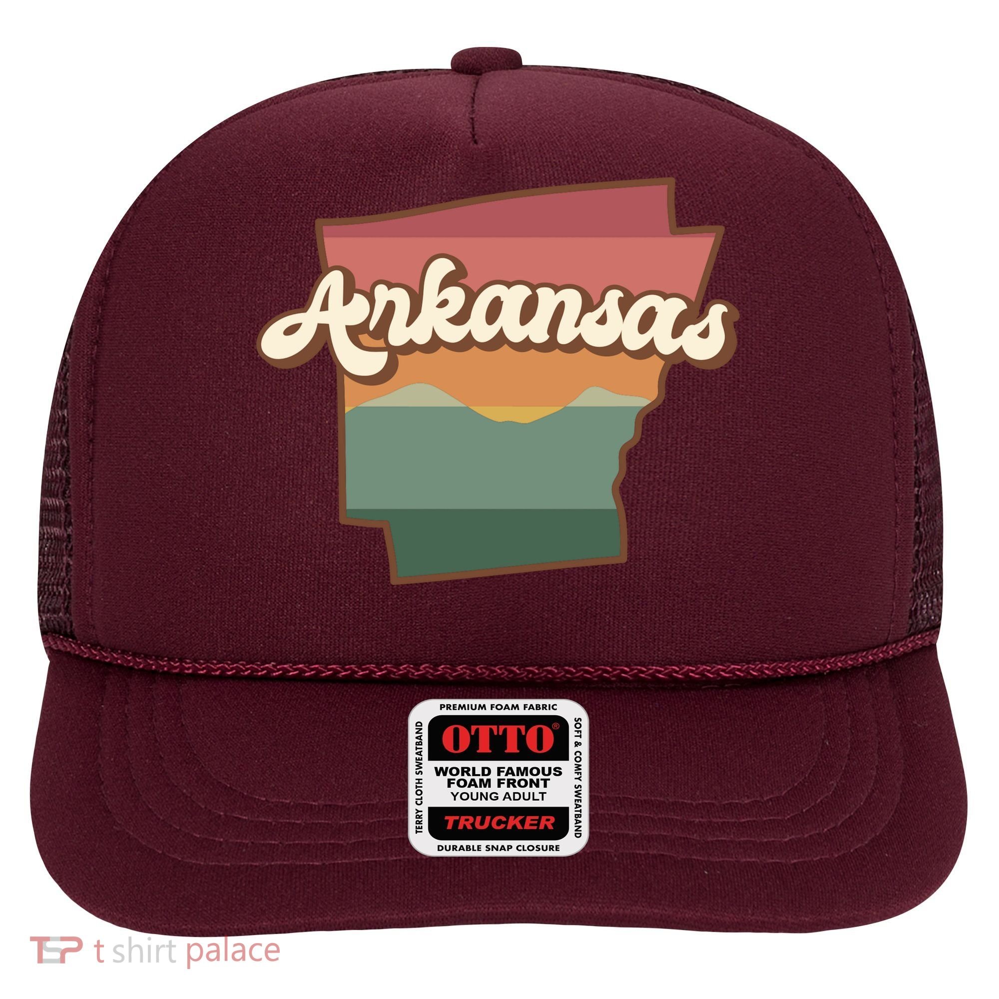 Arkansas Retro Sunset Hat