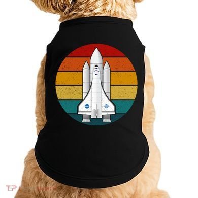 Astronaut Retro Space Sunset Doggie Tank