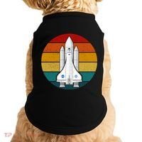 Astronaut Retro Space Sunset Doggie Tank thumb 0