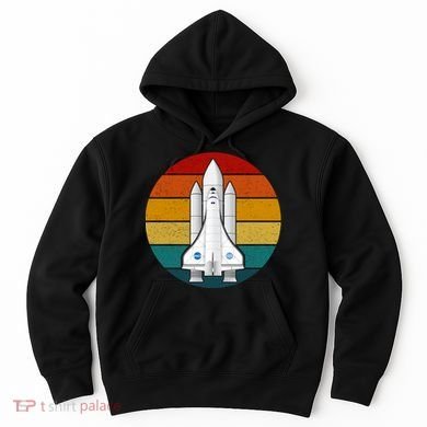 Astronaut Retro Space Sunset Hoodie