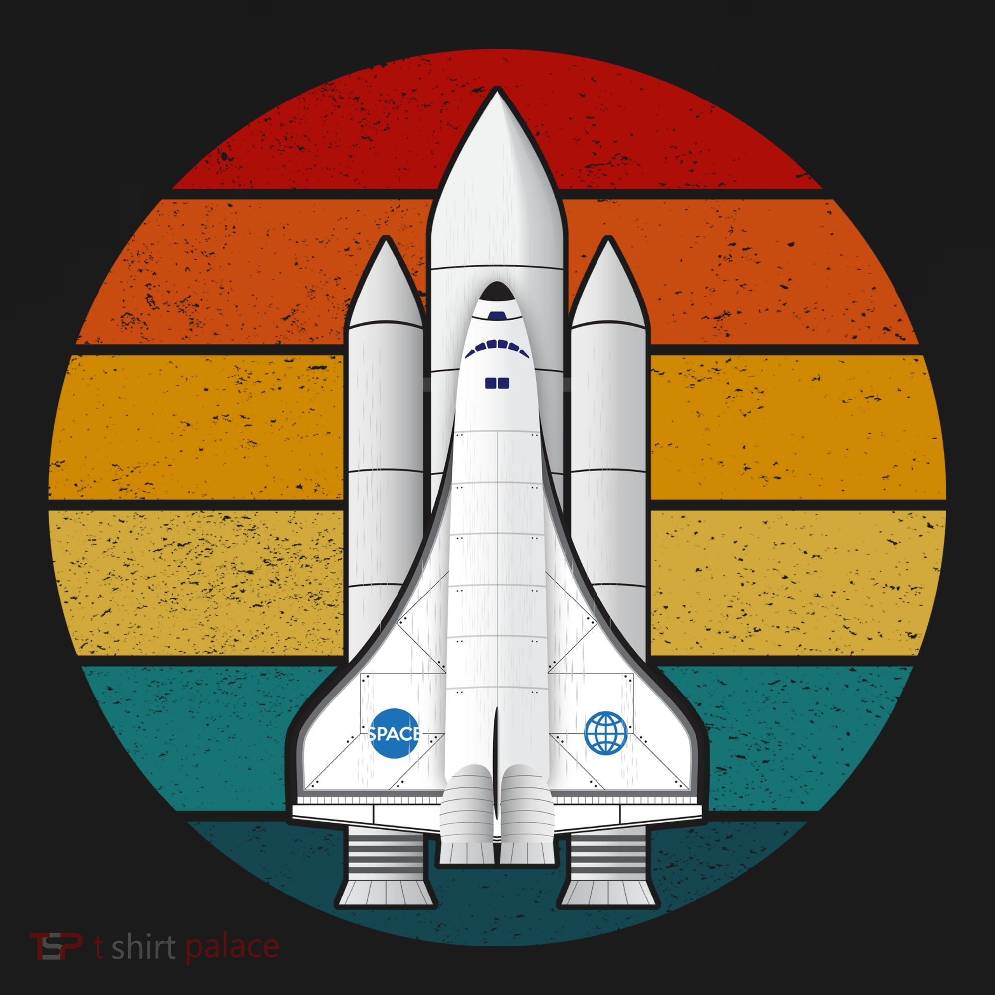 Astronaut Retro Space Sunset Sweatshirt