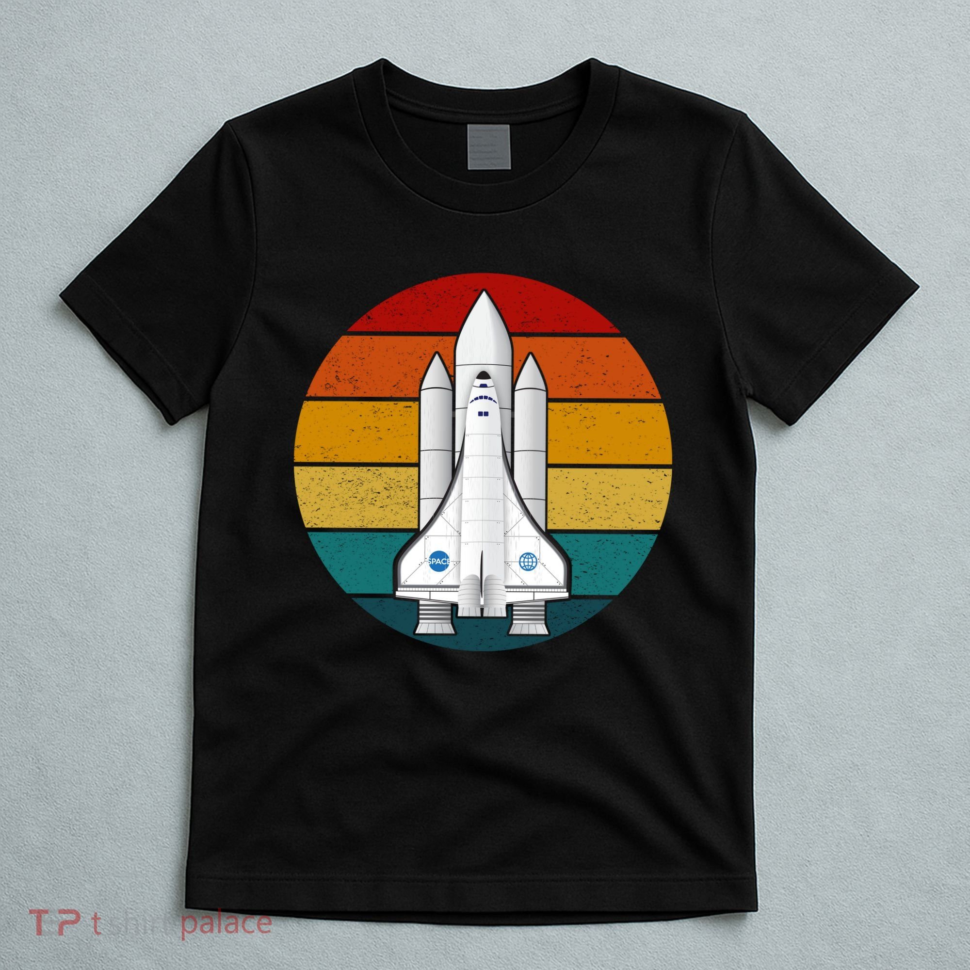 Astronaut Retro Space Sunset T-Shirt