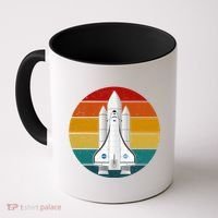 Astronaut Retro Space Sunset Coffee Mug thumb 0