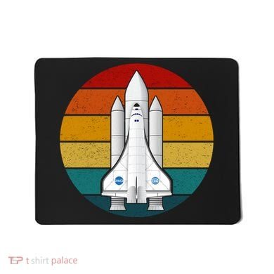 Astronaut Retro Space Sunset Mousepad