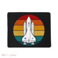 Astronaut Retro Space Sunset Mousepad thumb 0