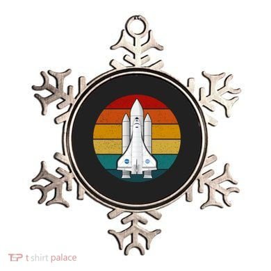 Astronaut Retro Space Sunset Ornament
