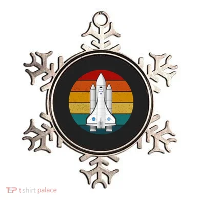 Astronaut Retro Space Sunset Ornament