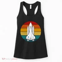 Astronaut Retro Space Sunset Women's Tank Top thumb 0