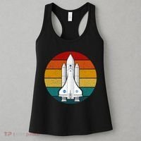 Astronaut Retro Space Sunset Women's Tank Top thumb 3
