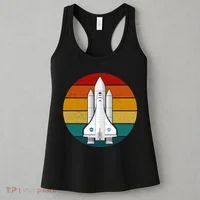 Astronaut Retro Space Sunset Women's Tank Top thumb 3