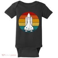 Astronaut Retro Space Sunset Baby Bodysuit thumb 0