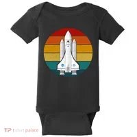 Astronaut Retro Space Sunset Baby Bodysuit thumb 0