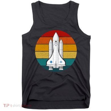 Astronaut Retro Space Sunset Tank Top