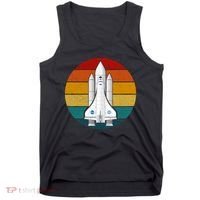 Astronaut Retro Space Sunset Tank Top thumb 0