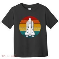 Astronaut Retro Space Sunset Toddler T-Shirt thumb 0