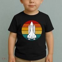 Astronaut Retro Space Sunset Toddler T-Shirt thumb 2