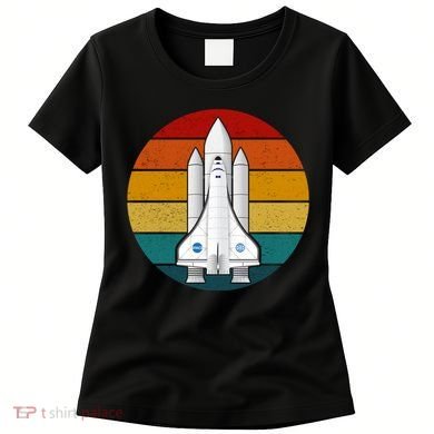 Astronaut Retro Space Sunset Women's T-Shirt