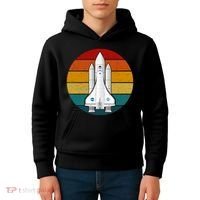 Astronaut Retro Space Sunset Kids Hoodie thumb 4